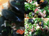 Mejillones pulpitos arroz