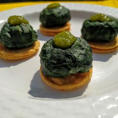 A picture of Green soya bites.
