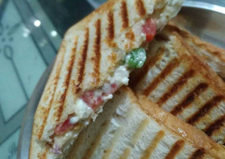 Easiest Way to Prepare Quick Veg grilled sandwich