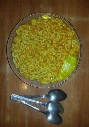 صورة لوصفة مقرون بصوص حمرا