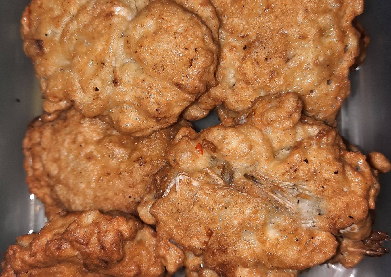 Perkedel tahu udang
