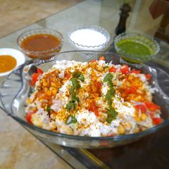 Chana chaat A picture of Chana chaat.