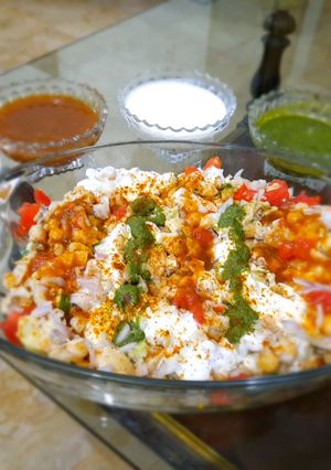 A picture of Chana chaat.
