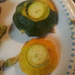 A picture of Patty Pan Squash.