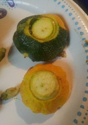 A picture of Patty Pan Squash.