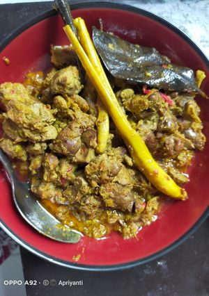Foto resep Ati Ampela Bumbu Kuning