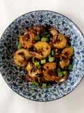 Crispy garlic prawn