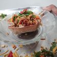 Usad Chaat in Baked Katori