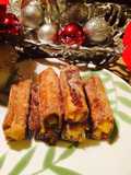 Rollitos de pan francés rellenos de mi cocina😋😋