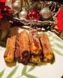 Rollitos de pan francés rellenos de mi cocina😋😋