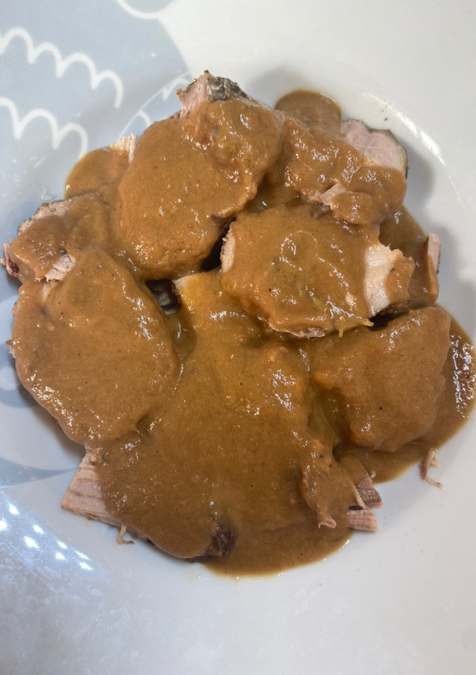 Una foto de Solomillo de cerdo con verduras en Crock Pot