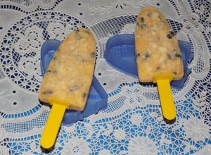 Una foto de Helados de frutas sanos sin azúcar ni crema