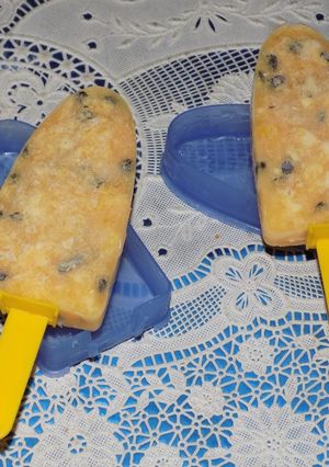 Una foto de Helados de frutas sanos sin azúcar ni crema