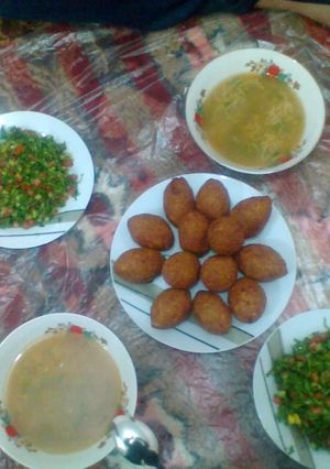 صورة لوصفة كبة مقلية