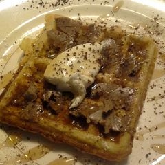 A picture of Waffles.