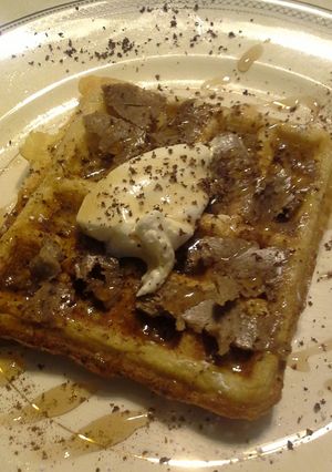 A picture of Waffles.