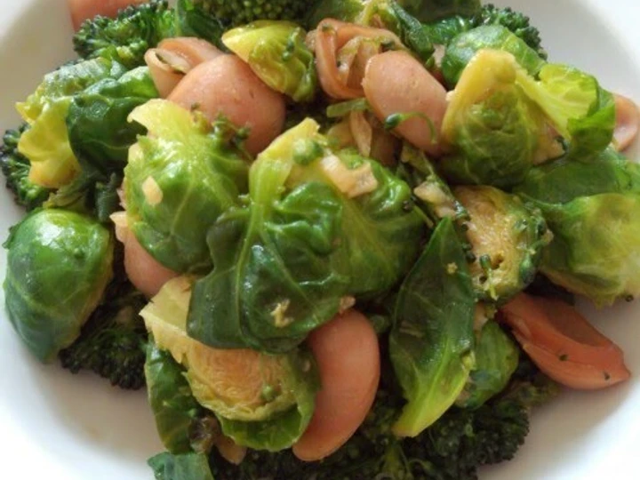 Easy Ways Prepare|Recipe} Warm Brussels Sprout &amp;amp; Broccoli Salad Anti-Fail