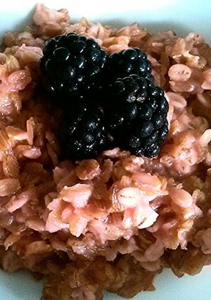 A picture of Pink Oatmeal.