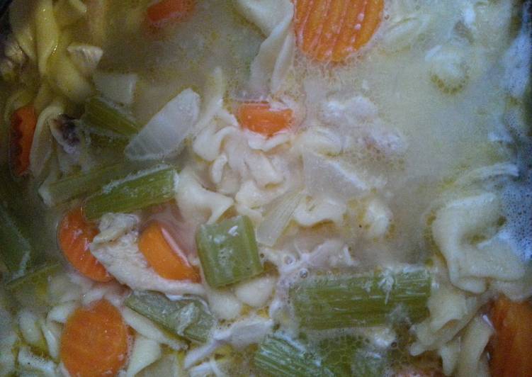 Recipe of Super Quick Homemade Chicken noodle soup