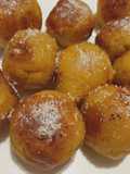 Bolitas de plátano rellenas
