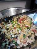 Everything but the kitchen sink chopped salad