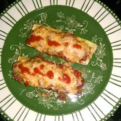 A picture of Stuffed Zucchini.
