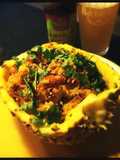 Pineapple Thai Rice with Jumbo Shrimp and Chicken