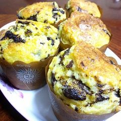 A picture of Easy Chocolate Chip Tofu Muffins.
