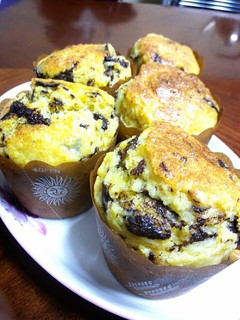 A picture of Easy Chocolate Chip Tofu Muffins.