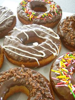 A picture of Crispy Old Fashioned Donuts.