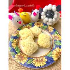 A picture of 🐰Easter Bunny Choco Bread (Snack MPASI 1Y+).