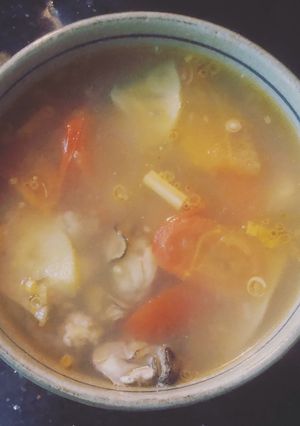 Hình của món Hàu sữa nấu canh chua.