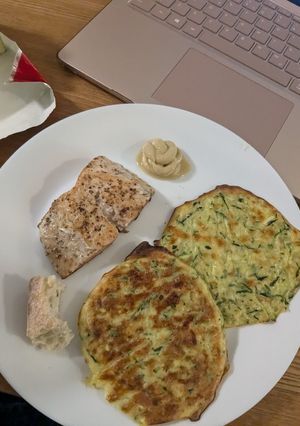 Une photo de Pancakes de courgettes
