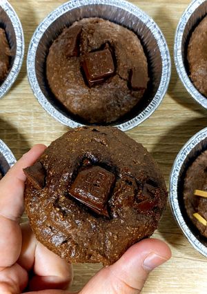 รูปของ บราวนี่ดาร์กช็อกคลีน 149kcal หนุบหนับ ขนมคลีน