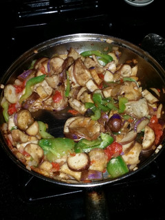 A picture of Veggie stir-fry.