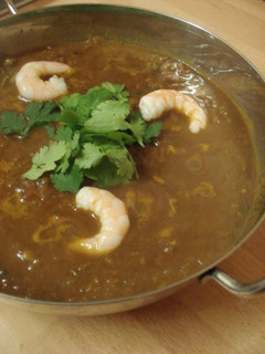 A picture of Indian Prawn Curry – Made from Scratch.