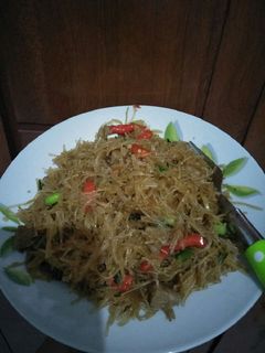 Foto resep Bihun goreng + bakso sapi