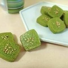 Japanese Style Matcha Cookies A picture of Japanese Style Matcha Cookies.