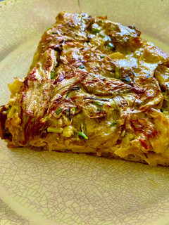 Una foto de Tortilla de lechuga con ciboulette