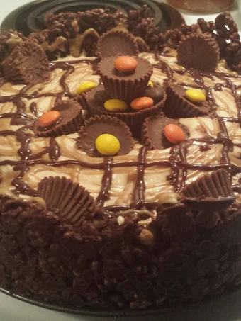 Easy Steps Prepare|Recipe} Frozen Peanut Butter Reeses Cheesecake the Delicious, Make You Drink