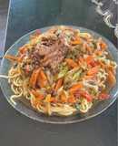 Fideos estilo chino