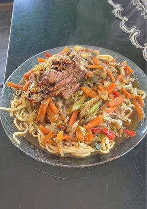 Una foto de Fideos estilo chino