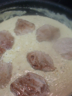 Una foto de Solomillo con salsa roquefort