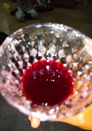 A picture of Cinnamon flavoured zobo drink.