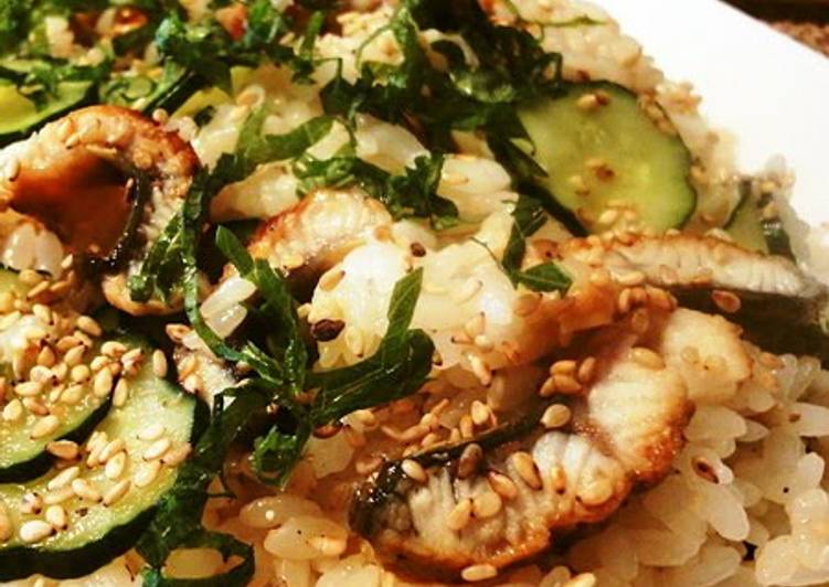 Recipe of Delicious Light and Delicious Eel Chirashi Sushi