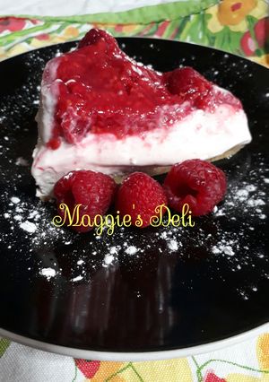 Una foto de Cheesecake de zarzamora con yogur light