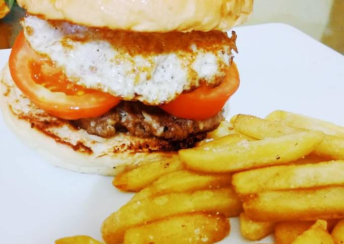 Standar Resep memasak Patty burger/ Daging burger dijamin enak
