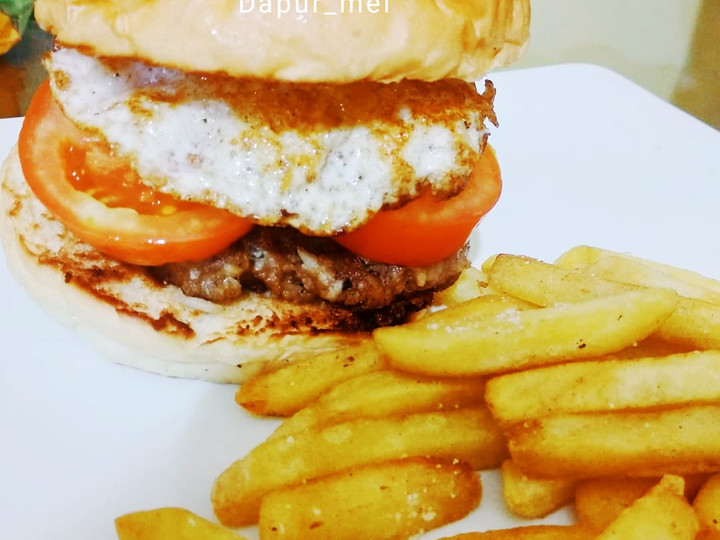 Standar Resep memasak Patty burger/ Daging burger dijamin enak