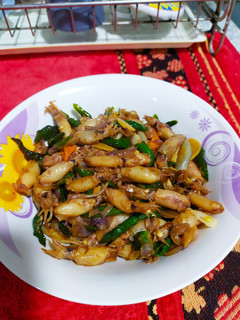 Foto resep Cumi asin masak cabe ijo