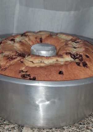 Una foto de Budín con chispitas de chocolate